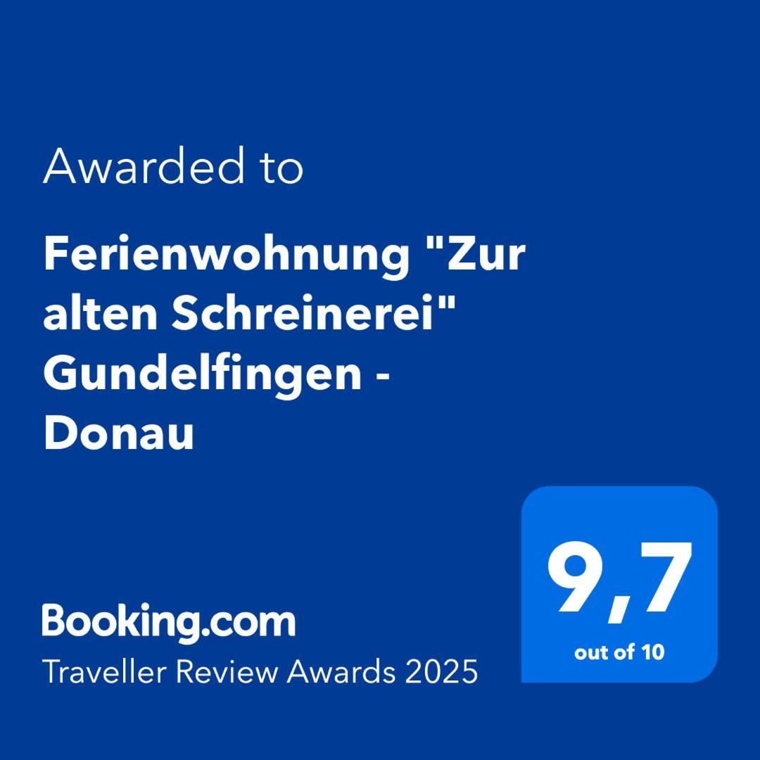 Ferienwohnung "Zur Alten Schreinerei" Gundelfingen - Donau Gundelfingen an der Donau Εξωτερικό φωτογραφία
